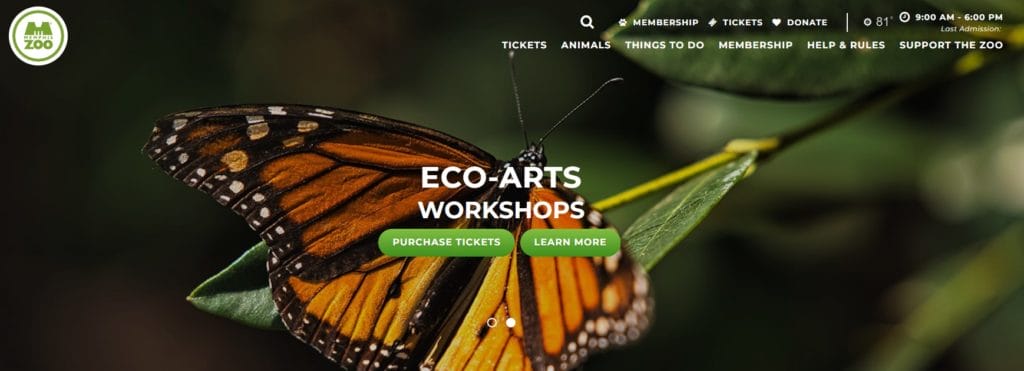 Memphis Zoo Website